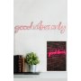 WALLXPERT Dekorativna rasveta Good Vibes Only Pink - slika 3