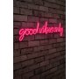 WALLXPERT Dekorativna rasveta Good Vibes Only Pink - slika 1