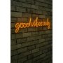 WALLXPERT Dekorativna rasveta Good Vibes Only Yellow - slika 1