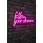 WALLXPERT Dekorativna rasveta Follow Your Dreams Pink - slika 1
