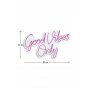 WALLXPERT Dekorativna rasveta Good Vibes Only 2 Pink - slika 5