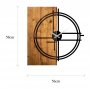 WALLXPERT Zidni sat Wooden Clock 38 - slika 5
