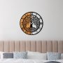 WALLXPERT Zidni sat Wooden Clock 64 - slika 3