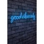 WALLXPERT Dekorativna rasveta Good Vibes Only Blue - slika 3