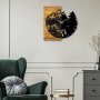 WALLXPERT Zidni sat Wooden Clock 19 - slika 1