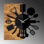 WALLXPERT Zidni sat Wooden Clock 32 - slika 5