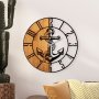 WALLXPERT Zidni sat Wooden Clock 58 - slika 1