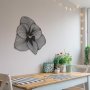 WALLXPERT Zidni sat Azalea Metal Wall Clock APS039 70 Black - slika 2