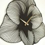 WALLXPERT Zidni sat Azalea Metal Wall Clock APS039 70 Black - slika 5