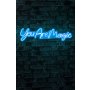 WALLXPERT Dekorativna rasveta You are Magic Blue - slika 2