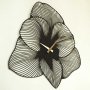 WALLXPERT Zidni sat Azalea Metal Wall Clock APS039 49 Black - slika 3