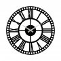 WALLXPERT Zidni sat Metal Wall Clock 10 Black - slika 2