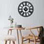 WALLXPERT Zidni sat Metal Wall Clock 10 Black - slika 1