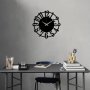 WALLXPERT Zidni sat Metal Wall Clock 15 Black - slika 1