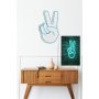 WALLXPERT Dekorativna rasveta Victory Sign Blue - slika 2