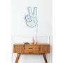 WALLXPERT Dekorativna rasveta Victory Sign Blue - slika 4