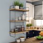 HANAH HOME Zidna polica Pulalis - slika 1