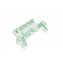 WALLXPERT Dekorativna rasveta Never Give Up Green - slika 5