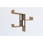 HANAH HOME Zidna polica Bombe Sapphire Oak - slika 3