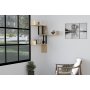 HANAH HOME Zidna polica Bombe Sapphire Oak - slika 1