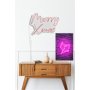 WALLXPERT Dekorativna rasveta Merry Christmas Pink - slika 2