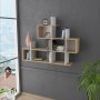HANAH HOME Zidna polica Lagomood Enky White Oak - slika 1