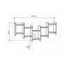 HANAH HOME Zidna polica Bat Oak - slika 3