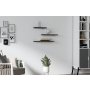 HANAH HOME Zidna polica Leila Anthracite - slika 1