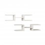 HANAH HOME Zidna polica Crab White - slika 2