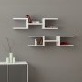 HANAH HOME Zidna polica Crab White - slika 1
