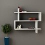 HANAH HOME Zidna polica Paralel White - slika 1