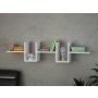 HANAH HOME Zidna polica Alonza White - slika 1