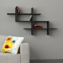 HANAH HOME Zidna polica Halic Anthracite - slika 1