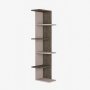 HANAH HOME Zidna polica Saso Light Mocha Dark Brown - slika 2