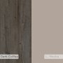 HANAH HOME Zidna polica Saso Light Mocha Dark Brown - slika 3