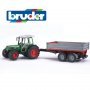 BRUDER John Deere traktor kosačica sa prikolicom - slika 1