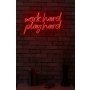WALLXPERT Dekorativna rasveta Work Hard Play Hard Red - slika 3