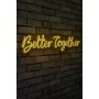 WALLXPERT Dekorativna rasveta Better Together Yellow - slika 1