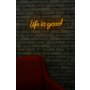 WALLXPERT Dekorativna rasveta Life Is Good Yellow - slika 2