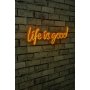 WALLXPERT Dekorativna rasveta Life Is Good Yellow - slika 1