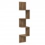 HANAH HOME Zidna polica Desaldo Walnut - slika 5