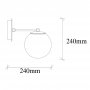 OPVIQ Zidna lampa My Legend 145 A - slika 3