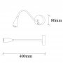 OPVIQ Zidna lampa Reading 3247 - slika 3