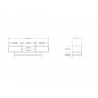 HANAH HOME TV polica Tauber White (495SSE1610) - slika 5