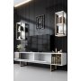HANAH HOME TV polica Gold Line White Black (618BLY1146) - slika 3