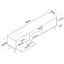 HANAH HOME TV polica A9 220 (893RAN3115) - slika 5