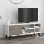 HANAH HOME TV polica Venga White Dark Grey (935CMN2309) - slika 1