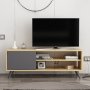 HANAH HOME TV polica Venga Oak Anthracite (935CMN2307) - slika 2