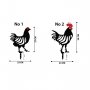 WALLXPERT Chicken Family4 - slika 4