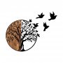 WALLXPERT Zidna dekoracija Tree And Birds 322 - slika 4